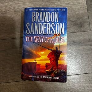 Brandon Sanderson novel- The Way of Kings Paperback Book